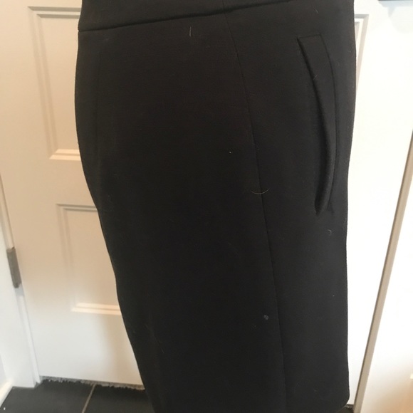 Banana Republic Black Boucle Side Zip Skirt-4 - Picture 6 of 8